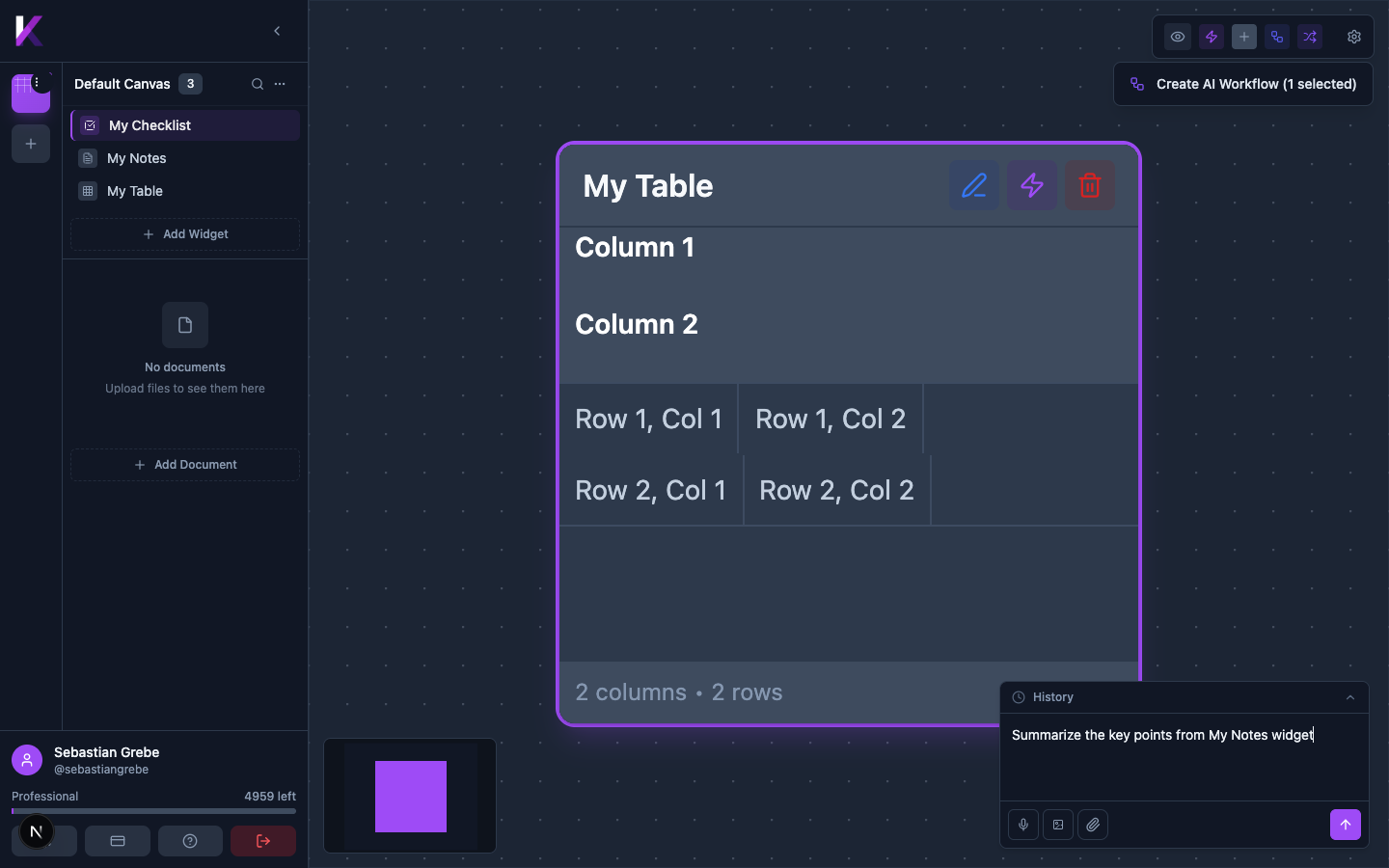 Ask Kreye anything in natural language